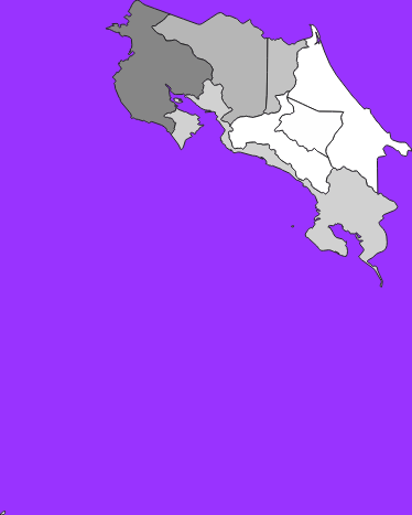 Costa Rica elevation map
